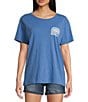 Roxy Made Of Sunchine Short Sleeve T-Shirt, Color:Star Sapphire - Image 2