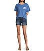 Roxy Made Of Sunchine Short Sleeve T-Shirt, Color:Star Sapphire - Image 3