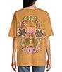 Roxy Morockin Short Sleeve Graphic T-Shirt, Color:Camel - Image 1