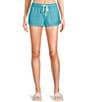 Color:Maui Blue - Image 1 - New Impossible Pull-On Drawstring Love Shorts