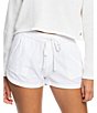 Color:Snow White - Image 4 - New Impossible Pull-On Drawstring Love Shorts