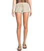 Roxy Oceanside Linen Blend Shorts, Color:Stone - Image 1