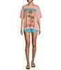 Roxy Palm Springs Oversized Graphic T-Shirt - Image 3