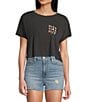 Roxy Para Paradise Crop Graphic T-Shirt, Color:Phantom - Image 2