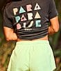 Roxy Para Paradise Crop Graphic T-Shirt, Color:Phantom - Image 6