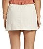 Color:Tapioca - Image 3 - Roll With It Mid Rise Cargo Mini Skirt