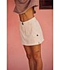 Color:Tapioca - Image 6 - Roll With It Mid Rise Cargo Mini Skirt