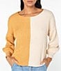 Roxy Sandbar Hop Color Blocked Sweater - Image 4