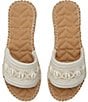 Roxy Shoresoft LX Macrame Puka Shell Espadrille Slide Sandals - Image 6