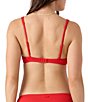 Roxy Solid Rib Texture Scoop Neck Bralette Swim Top & Rib Texture Low Rise Hipster Swim Bottom - Image 5
