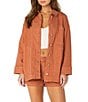 Roxy Spread Collar Lost Treasure Slightly Oversized Jacket - Image 1