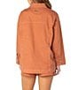 Roxy Spread Collar Lost Treasure Slightly Oversized Jacket - Image 2