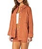 Roxy Spread Collar Lost Treasure Slightly Oversized Jacket - Image 3
