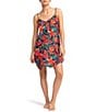 Color:Anthracite Floral - Image 4 - Spring Adventure Floral Print Scoop Neck Swim Cover-Up Dress