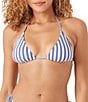 Roxy Stripe Out Reversible Triangle Swim Top - Image 1