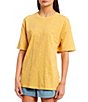 Color:Ochre - Image 2 - Surfing Babe Short Sleeve Graphic Tee