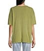 Roxy Surfs Up Oversized Short Sleeve Graphic T-Shirt, Color:Oil Green - Image 2
