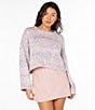 Roxy Swell Season Long Sleeve Sweater, Color:Granite - Image 5