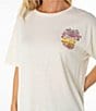 Roxy Tribal Sunset Short Sleeve Oversized T-Shirt - Image 2
