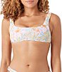 Roxy Tropical Drift Square Neck Bralette Swim Top - Image 1