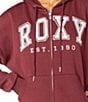 Roxy Varsity Inspired Sunset Zip Up Jacket - Image 4