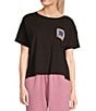 Roxy Wave Block Short Sleeve Graphic T-Shirt, Color:Phantom - Image 2