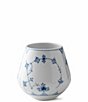 Royal Copenhagen Blue Fluted Plain Floral Motif Pattern Porcelain Vase - Image 3