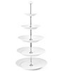 Royal Copenhagen White Fluted 5-Layer Etagere - Image 1