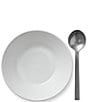 Royal Copenhagen White Fluted Deep Plate-6.7#double; - Image 3