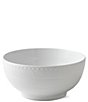 Royal Copenhagen White Fluted Half Lace Bowl-9.45#double; - Image 1