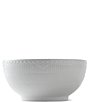 Royal Copenhagen White Fluted Half Lace Bowl-9.45#double; - Image 2