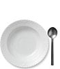 Royal Copenhagen White Fluted Half Lace Deep Plate - Image 2
