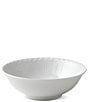 Royal Copenhagen White Fluted Half Lace Serve Bowl - Image 1