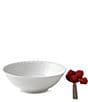 Royal Copenhagen White Fluted Half Lace Serve Bowl - Image 2