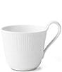 Royal Copenhagen White Fluted High Handle Cup - Image 1