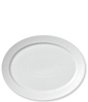 Royal Copenhagen White Fluted Ribbed Oval Dish - Image 1