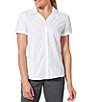 Color:White - Image 1 - Expedition Pro Short Roll-Tab Sleeve Point Collar Shirt