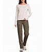 Royal Robbins Jersey Knit Madera Long Sleeve Crew Neck Cropped Tee - Image 3