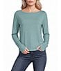 Royal Robbins Jersey Knit Madera Long Sleeve Crew Neck Cropped Tee - Image 1