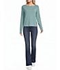 Royal Robbins Jersey Knit Madera Long Sleeve Crew Neck Cropped Tee - Image 3