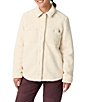 Royal Robbins Palisades High Pile Fleece Point Collar Snap Front Shacket - Image 1