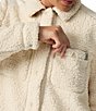 Royal Robbins Palisades High Pile Fleece Point Collar Snap Front Shacket - Image 5