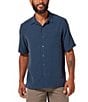 Color:Twilight Blue - Image 1 - San Juan Dry Performance Short-Sleeve Woven Shirt