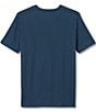Color:Navy Stripe - Image 2 - Vacationer Crew Stripe Short-Sleeve T-Shirt