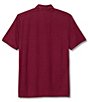 Color:Raspberry Stripe - Image 2 - Vacationer Stripe Short-Sleeve Polo Shirt