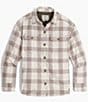 Royal Robbins Vista Flannel Plaid Point Collar Button Front Shacket, Color:Chalk Antelope Plaid - Image 5