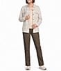 Royal Robbins Vista Flannel Plaid Point Collar Button Front Shacket - Image 3