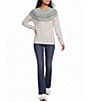 Royal Robbins Westlands Fairisle Pattern Crew Neck Long Sleeve Sweater - Image 3