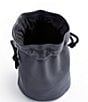Color:Black - Image 2 - Compact Jewelry Drawstring Pouch
