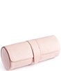 Color:Light Pink - Image 1 - Deluxe Leather Watch Roll